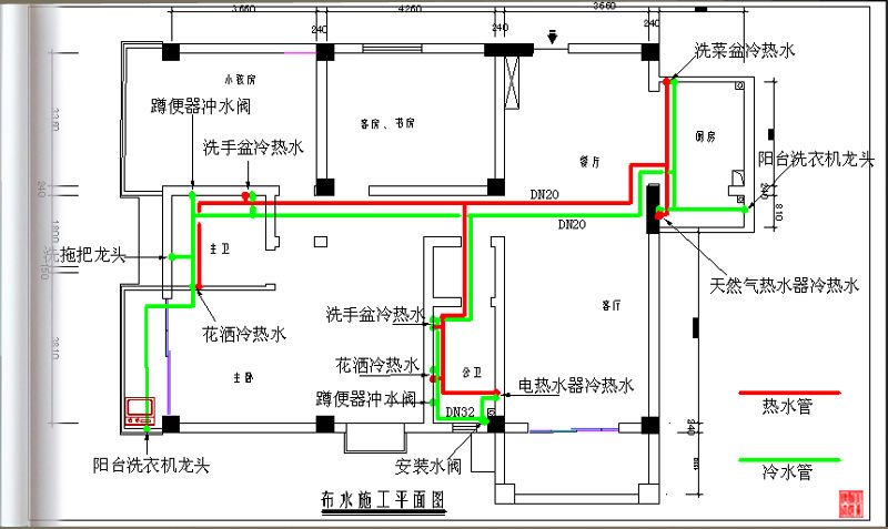 水電圖紙效果圖