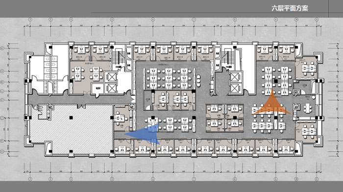 辦公室六層平面圖